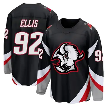 Men's Colten Ellis Buffalo Sabres ＃92 Breakaway Black Alternate Jersey