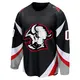 Men's Jason Polin Buffalo Sabres ＃0 Breakaway Black Alternate Jersey