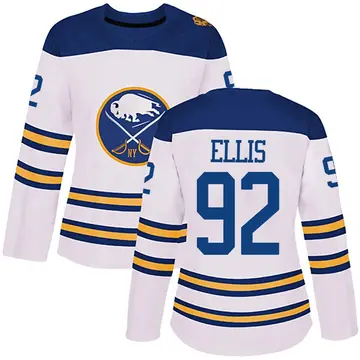 Women's Colten Ellis Buffalo Sabres ＃92 Authentic White 2018 Winter Classic Jersey