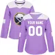 Women's Custom Buffalo Sabres ＃00 Authentic Purple Fights Cancer Practice Jersey